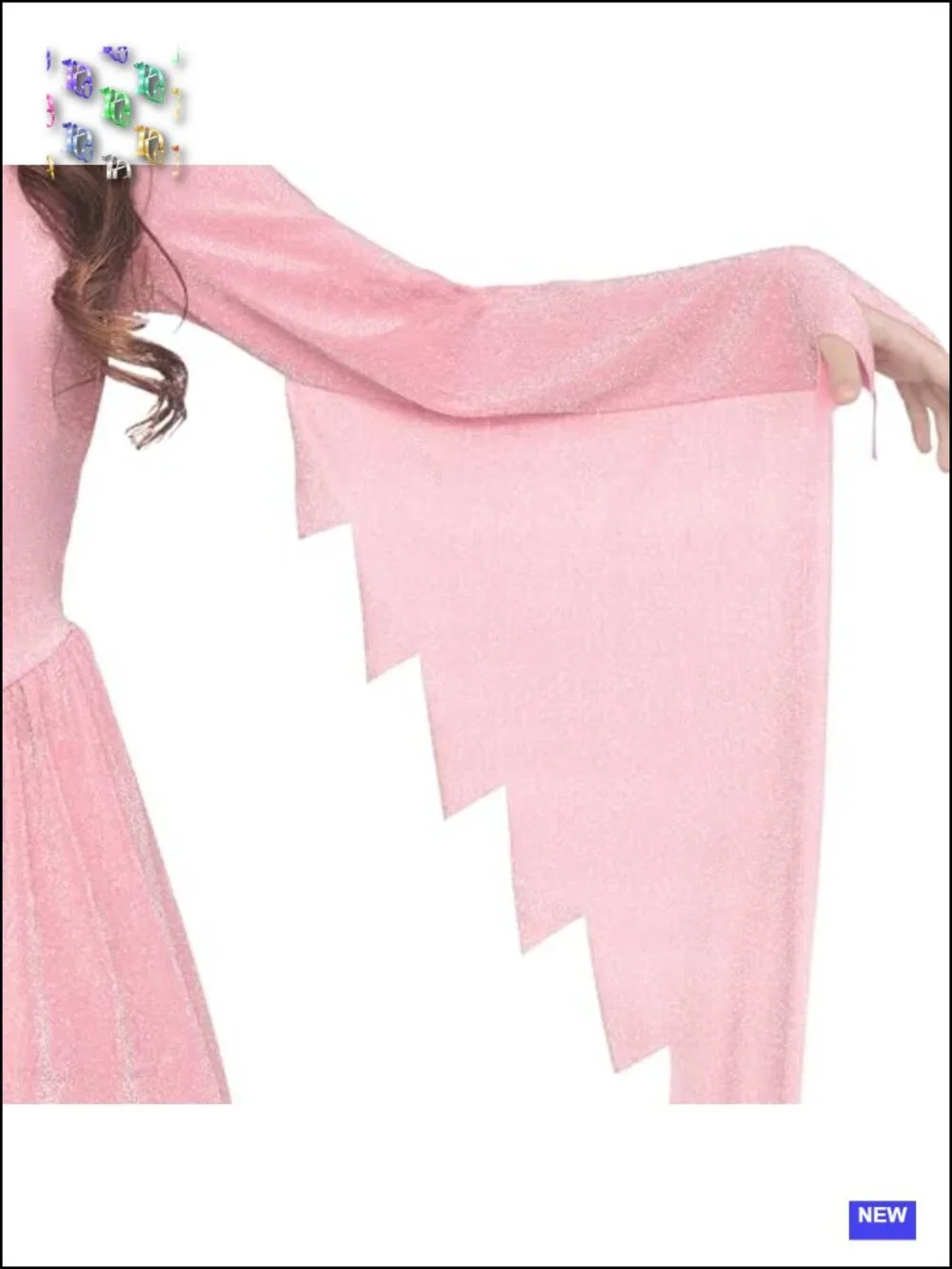 Kids Ghost Face Shimmer Costume Dress Set - Polyester Halloween Party Outfit